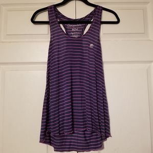 Aeropostale Juniors' Purple Striped Tank Top